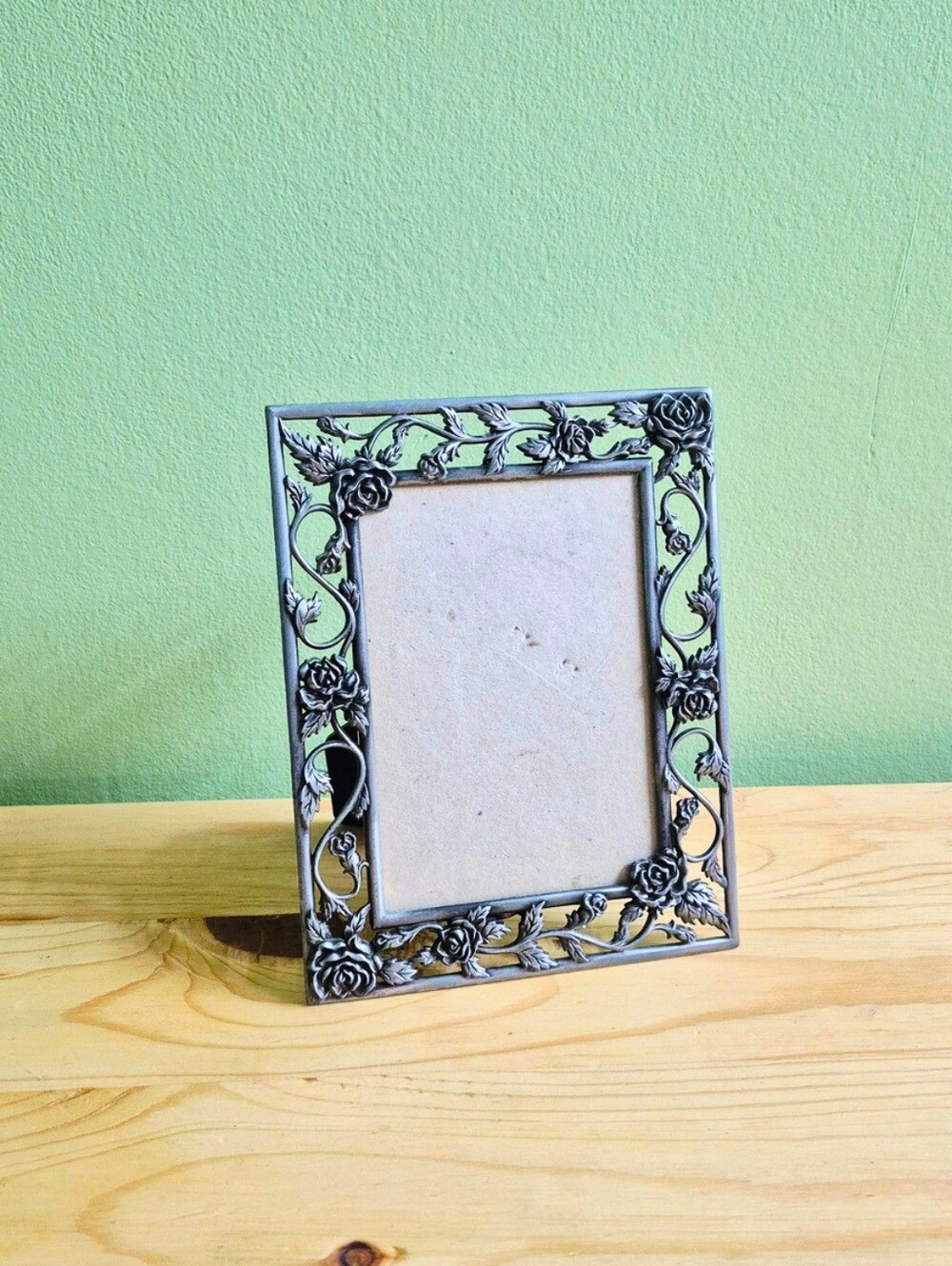 Floral Metal Picture Frame